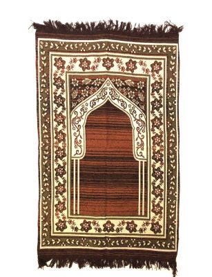 BROWN MUSALLA/JANAMAZ/PRAYER MAT