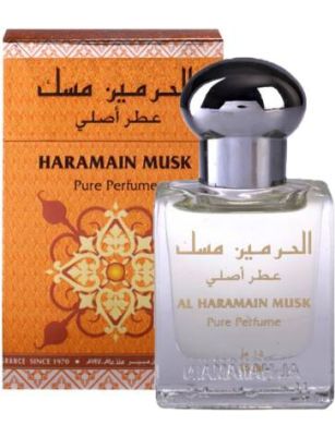 Al Haramain Musk Fragrance 15ml Roll on Perfume Oil Floral Attar  