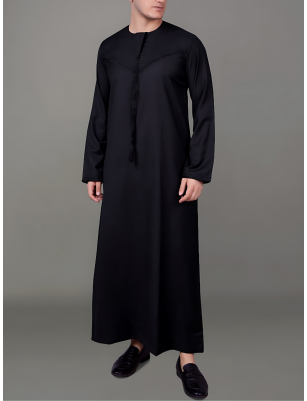 Black Emirati Thobe